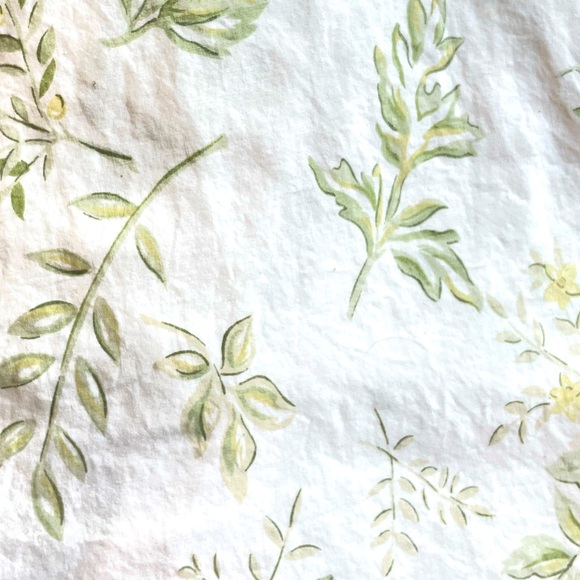 Pottery Barn Bedding Pottery Barn Floral Leaf Botanical Cotton Twin